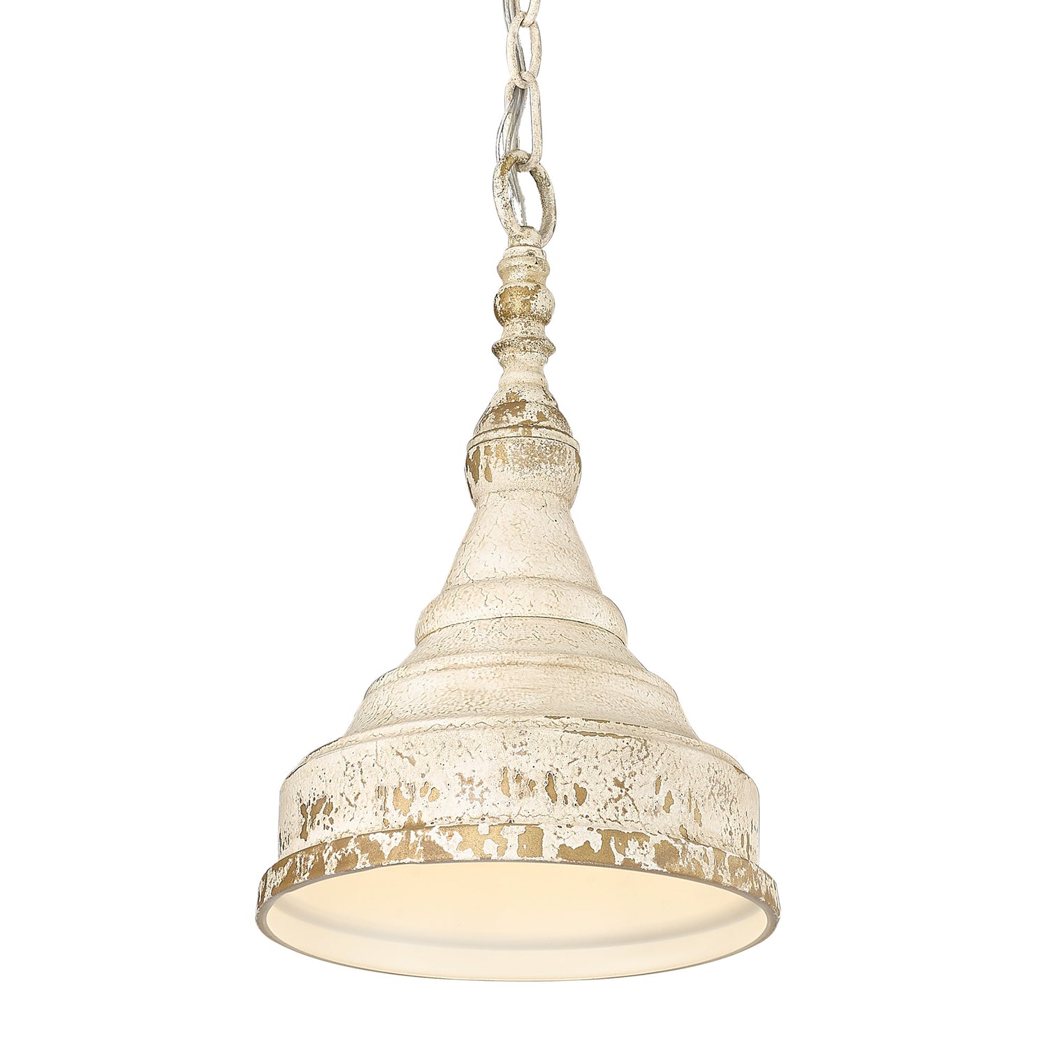 Keating 1-Light Pendant in Antique Ivory