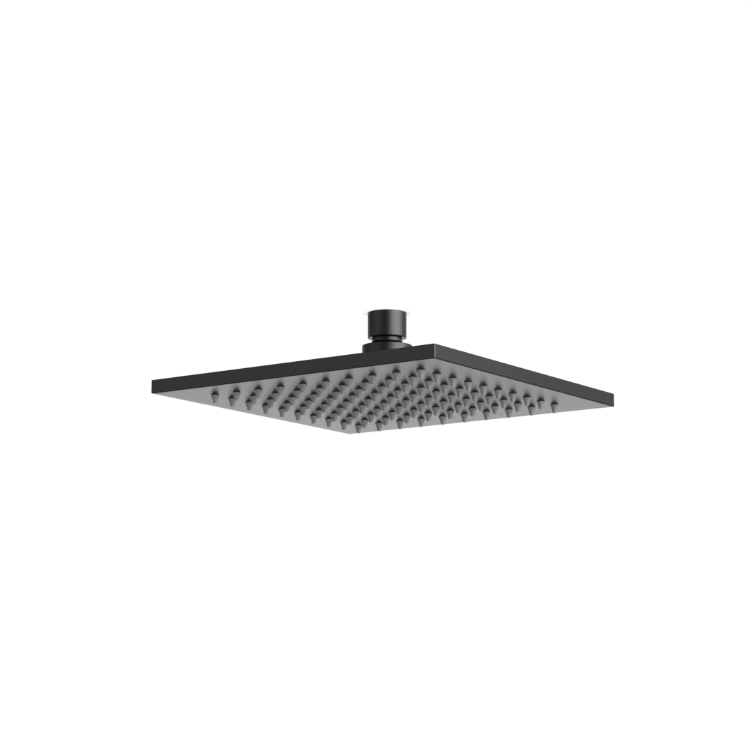 Artos Edge 8" Rain Shower Head Matte Black – F901-5BK