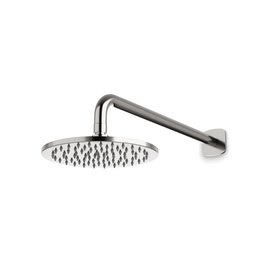 Artos Harmony 8" Rain Shower Head on Wall Mount Arm Brushed Nickel – F924W8BN