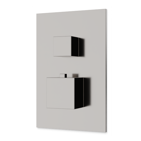 Artos Edge Thermostat with 3-Way Diverter & Off Position Trim Kit Brushed Nickel – F903B-59TKBN