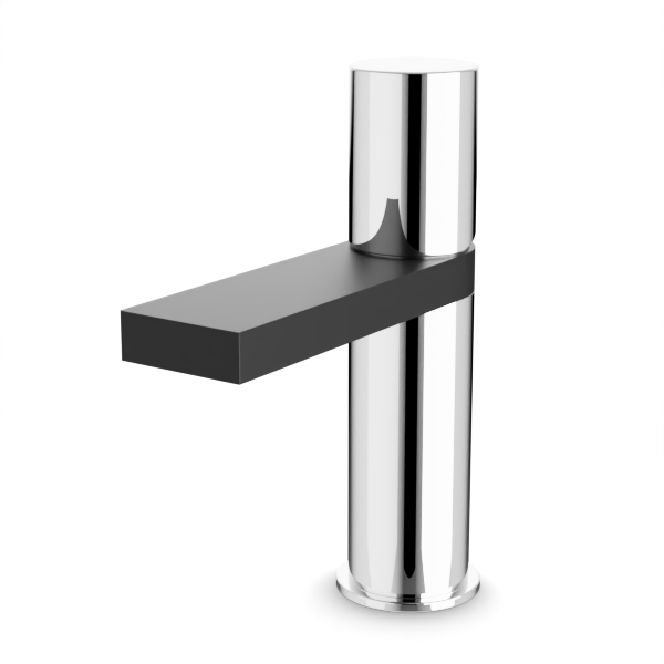 Artos Otella Single Hole Bathroom Faucet Chrome / Matte Black – F301-2CHB