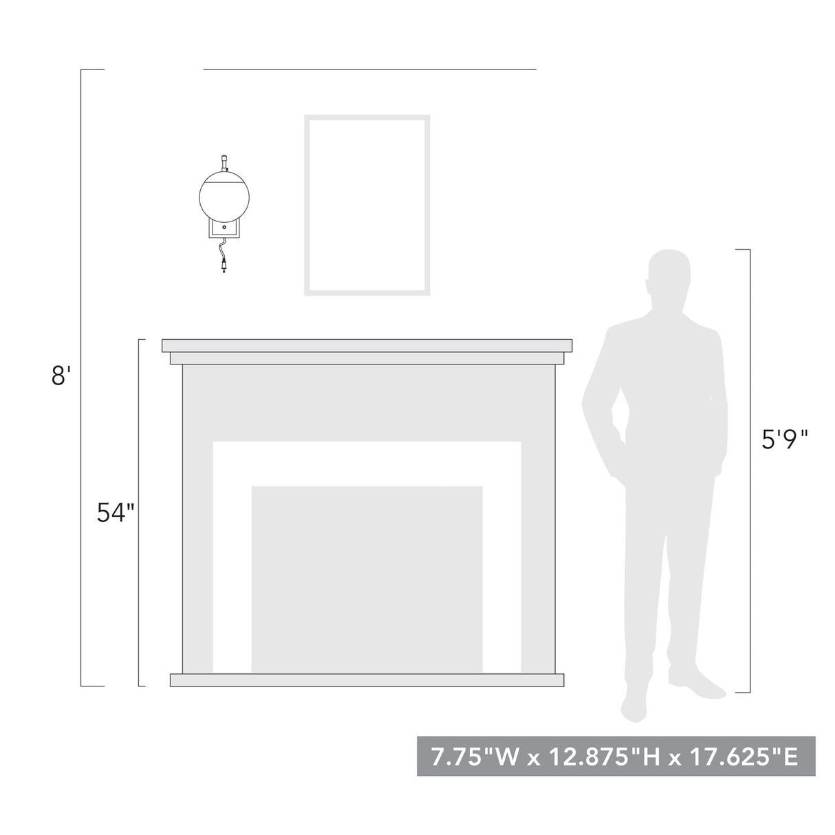 Glenn BLK 1 Light Articulating Wall Sconce in Matte Black with Opal Glass Shade
