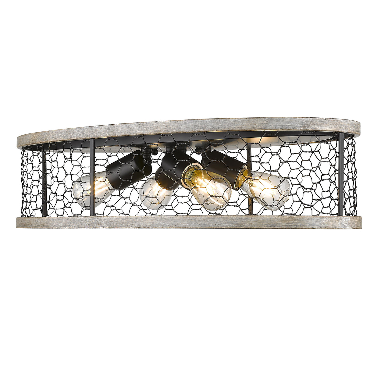 Bailey 24" Flush Mount in Matte Black