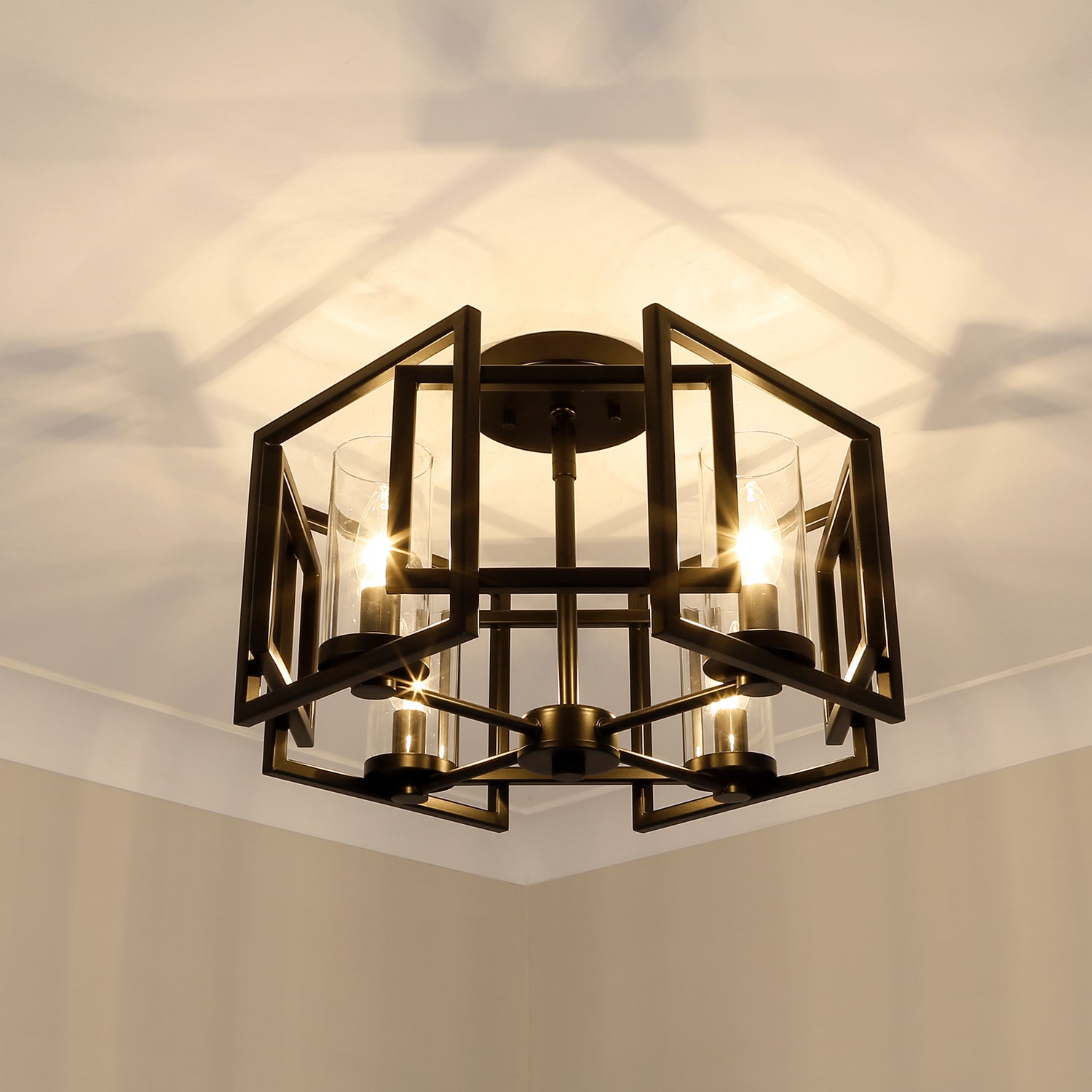 Marco Flush Mount in Matte Black