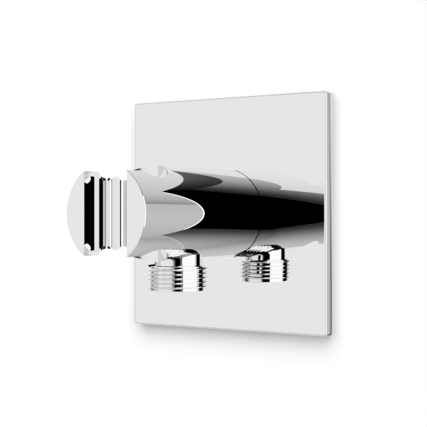 Artos Otella 3.25" Shower Outlet Elbow with Hand Shower Holder Chrome – F902-44CH
