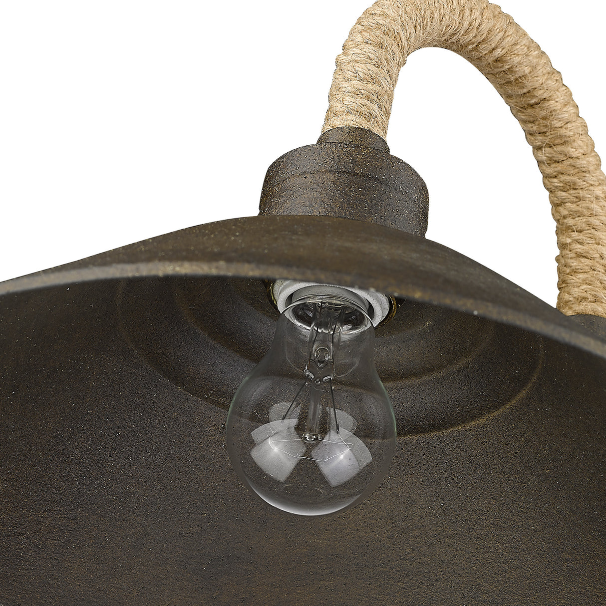 Journey 1 Light Wall Sconce in Dark Rust