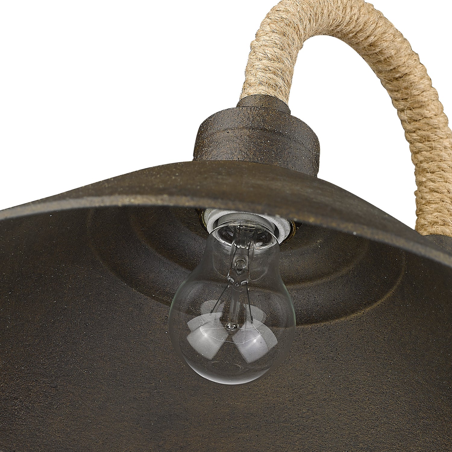 Journey 1 Light Wall Sconce in Dark Rust
