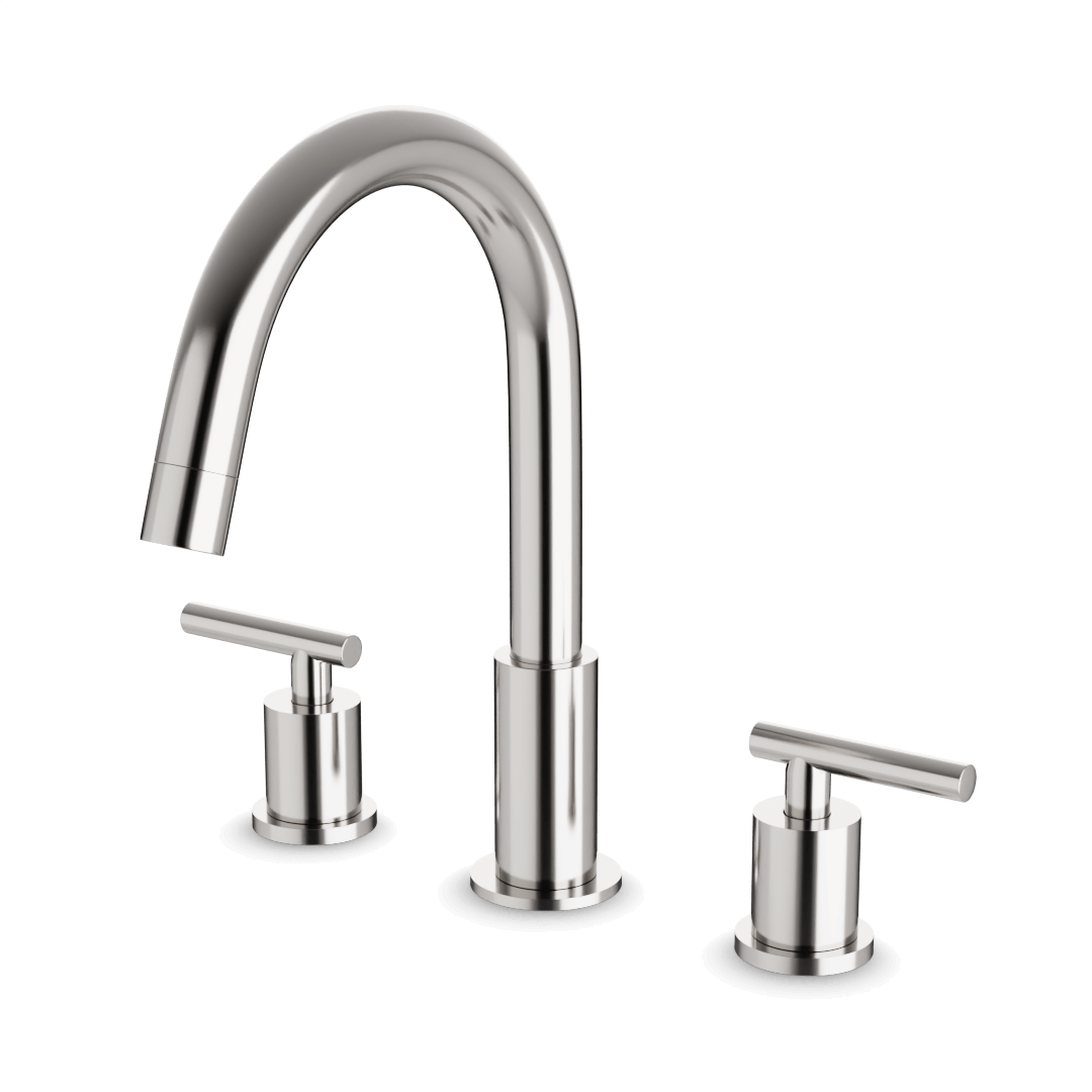 Artos Opera 8" Widespread Bathroom Faucet With Lever Handles Brushed Nickel – FS310BN