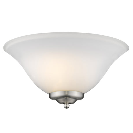 Multi-Family 1 Light Wall Sconce in Pewter with Opal Glass