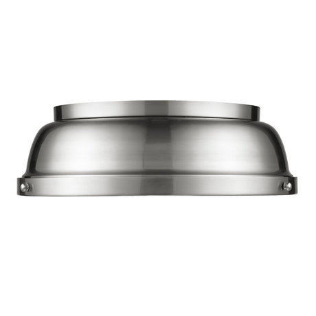 Duncan 14" Flush Mount in Pewter with a Pewter Shade