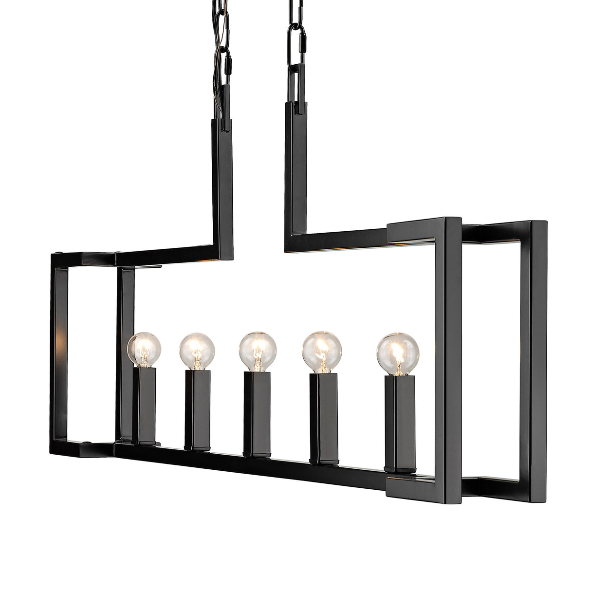 Kinsington Linear Pendant in Matte Black