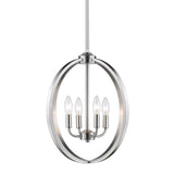 Colson PW 4 Light Pendant in Pewter