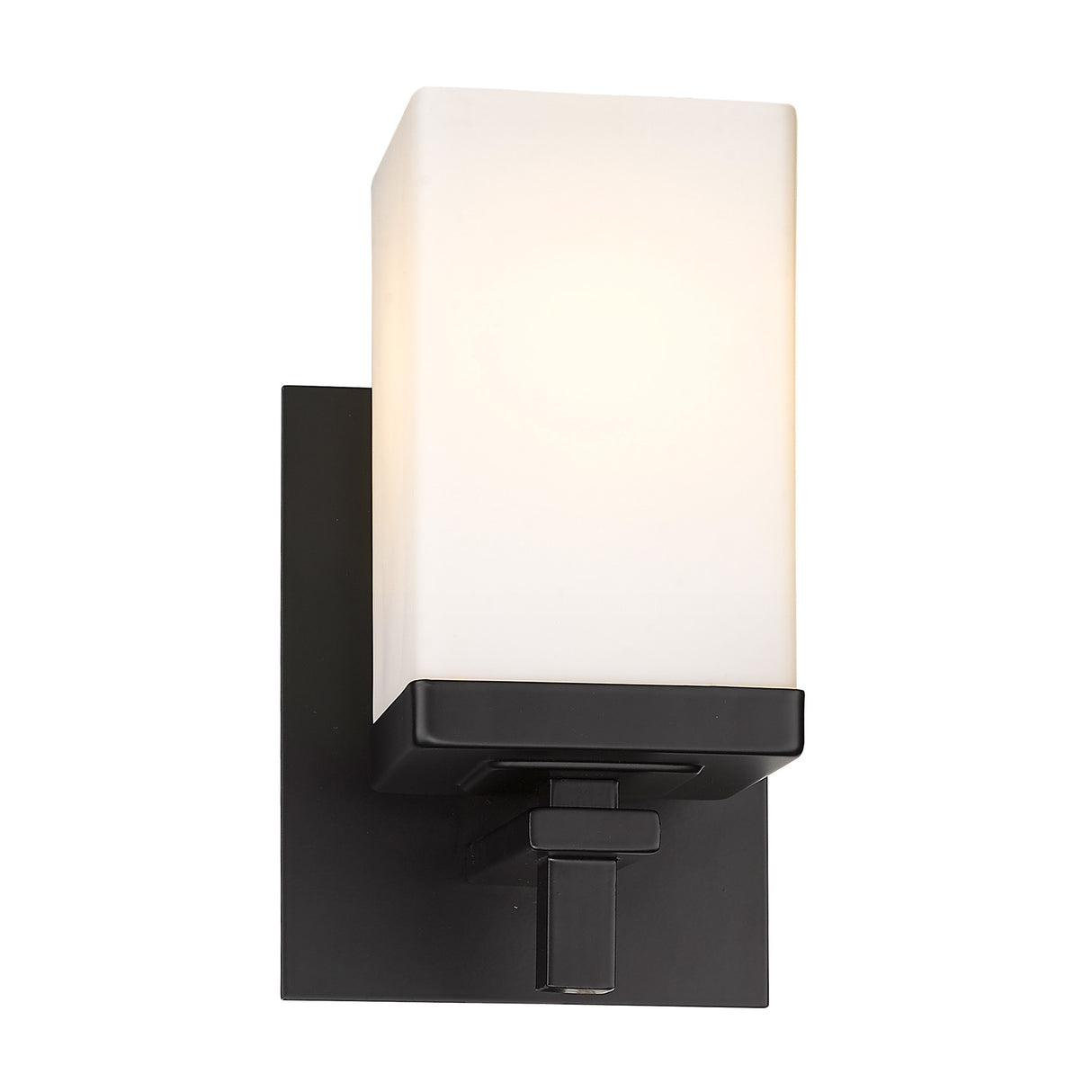Maddox 1 Light Bath Vanity in Matte Black
