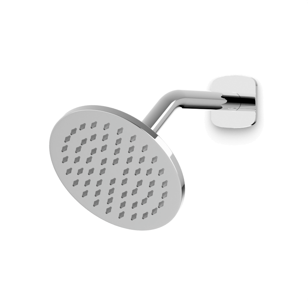 Artos Harmony 6" Shower Head on Angled Arm Chrome – F924A6CH
