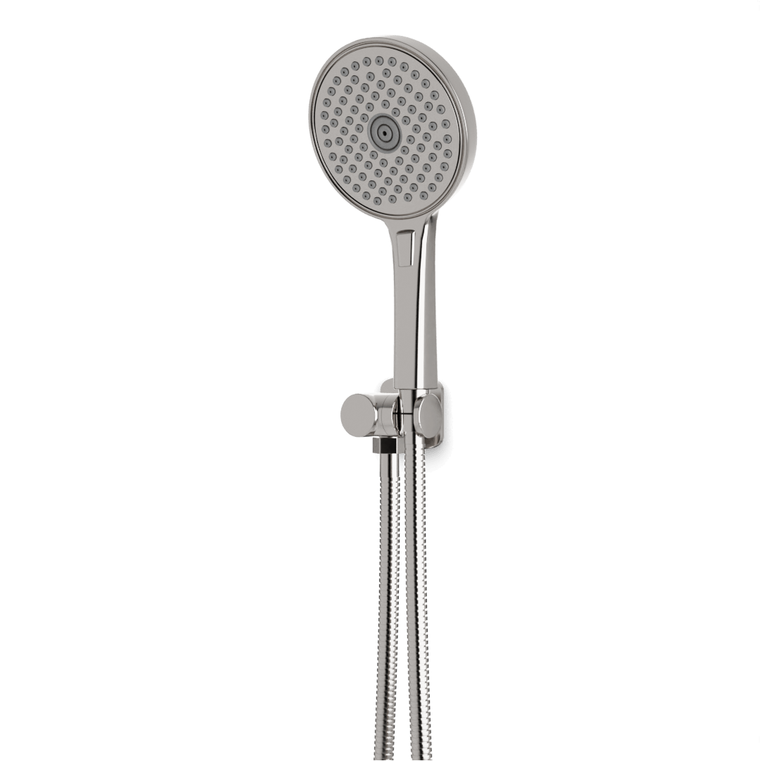 Artos Harmony Flexible Hose Hand Shower Kit on Pivoting Hook Brushed Nickel – F907-110TRBN