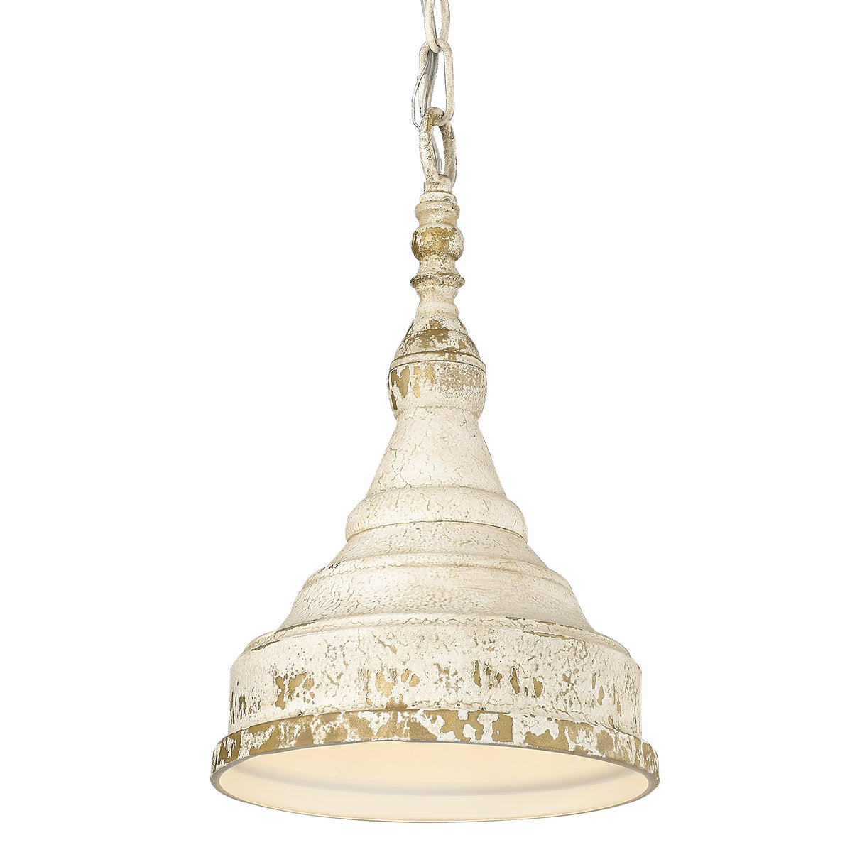 Keating 1-Light Pendant in Antique Ivory