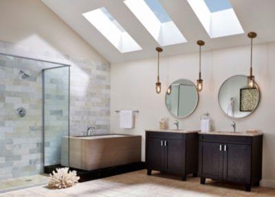 Pfister Polished Chrome Avalon 3-hole Roman Tub, Trim Only RT6-5CB1C