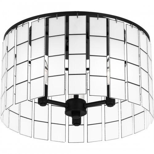 Quoizel SGL1714MBK Seigler Semi flush 3 lights matte black Semi-Flush Mount