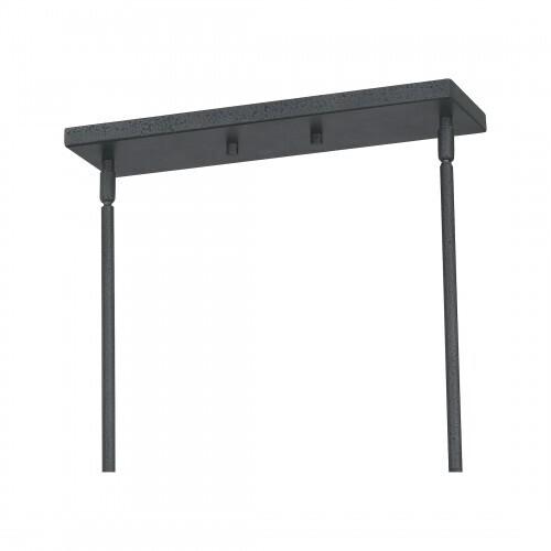 Quoizel QF5277DO Lincoln Linear chandelier 5 light distressed iro Island Light