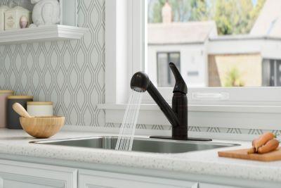 Pfister Tuscan Bronze Pfirst Series 1-handle, Pull-out Kitchen Faucet G133-10YY