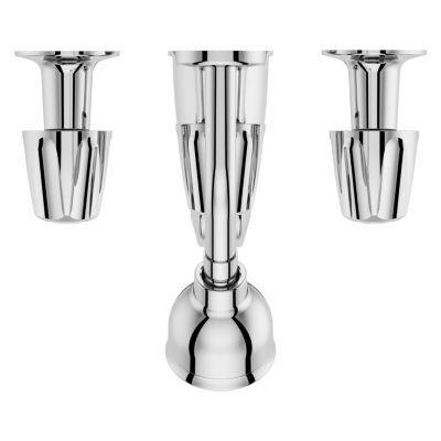 Polished Chrome Pfister 3-handle Tub & Shower Faucet With Metal KNO... LG01-3120