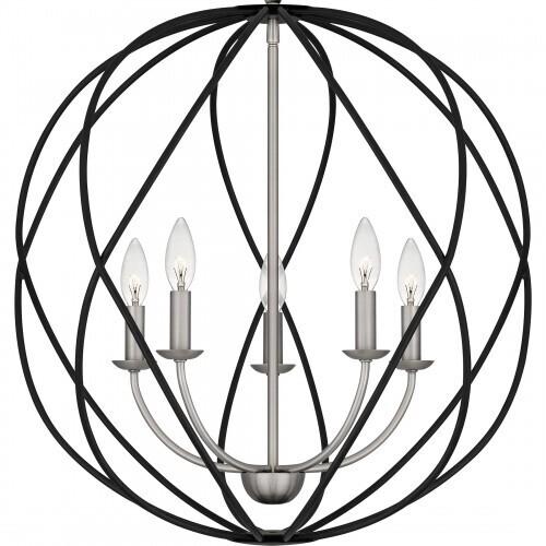 Quoizel BYN2824AN Bryn Pendant 5 lights antique nickel Pendant