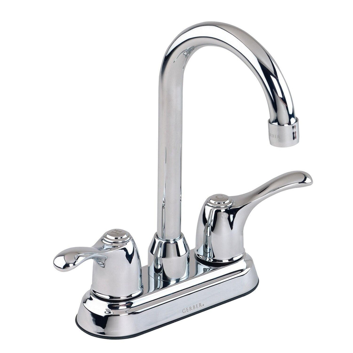 Gerber G0049372 Chrome Allerton Two Handle Centerset Bar Faucet 1.75GPM