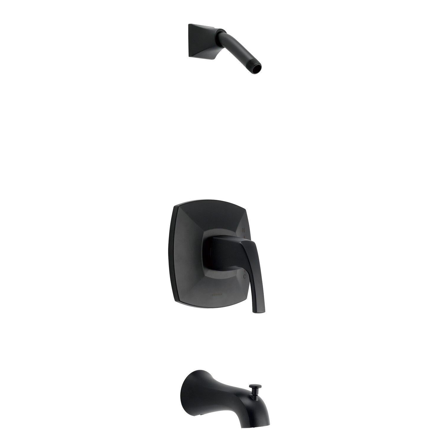 Gerber D500018LSBBTC Brushed Bronze Vaughn Tub & Shower Trim Kit, Without Showerhead