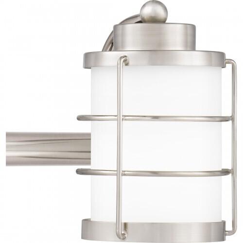 Quoizel HZT8623BN Hazlett Bath 3 light brushed nickel Bath Light