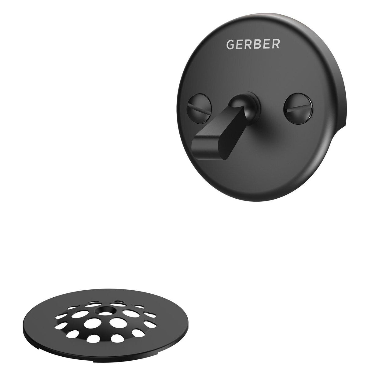 Gerber G0086863BS Satin Black Classics Trip Lever Drain Trim Kit