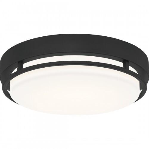Quoizel HAL1614EK Hale Flush mount led light earth black Flush Mount
