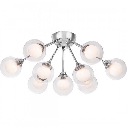 Quoizel PCSB1722C Spellbound 9 light semi flush chrome Semi-Flush Mount