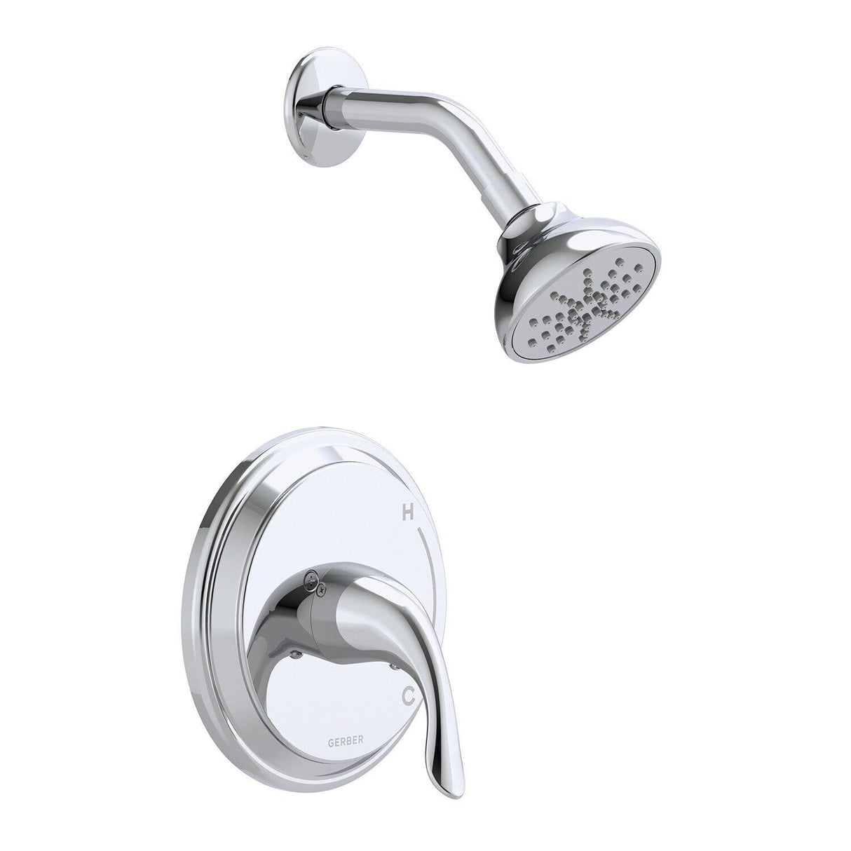 Gerber G00G9154BNTC Brushed Nickel Viper Single Handle Shower Only Trim Kit & TREYS...