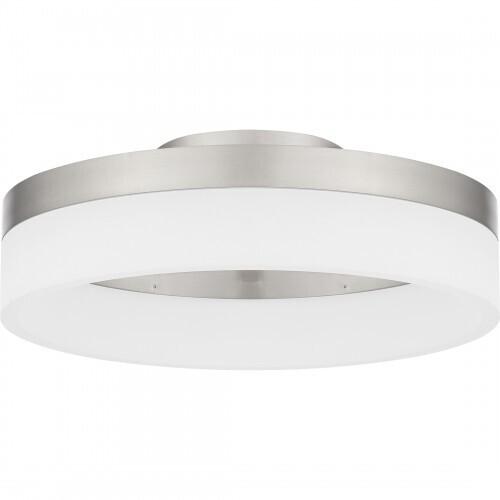 Quoizel PCOH1608BN Cohen Flush mount led light brushed nickel. Flush Mount
