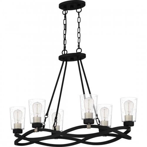 Quoizel OLK632EK Overlook Island 6 lights earth black Island Light