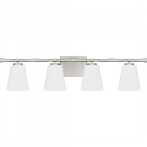 Quoizel BID8631BN Brindley Bath 4 lights brushed nickel. Bath Light
