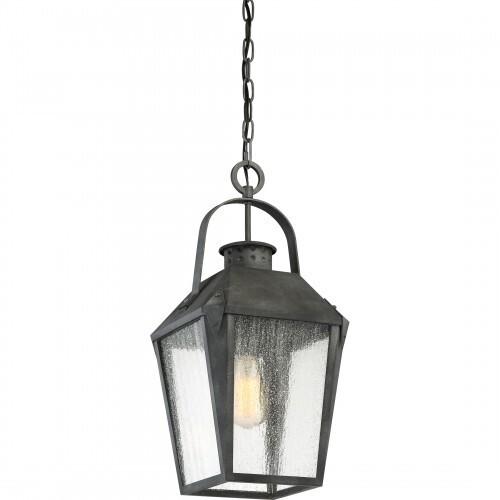 Quoizel CRG1910MB Carriage Outdoor hanging mottled black Outdoor Lantern