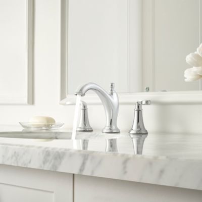 Pfister Polished Chrome Northcott Widespread Bath Faucet LG49-MG0C