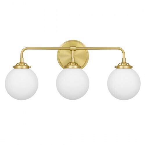 Quoizel LRY8624Y Landry Bath 3 light satin brass Bath Light