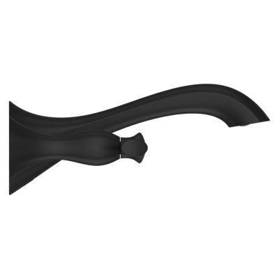 Pfister Matte Black 2-handle Wall Mount Bathroom Faucet LG49-RH4B