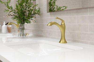 Pfister Brushed Gold Single Control Bathroom Faucet LG42-RH2BG