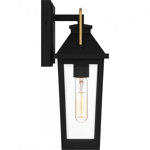 Quoizel BUK8405MBK Buckley Outdoor wall 1 light matte black Outdoor Lantern