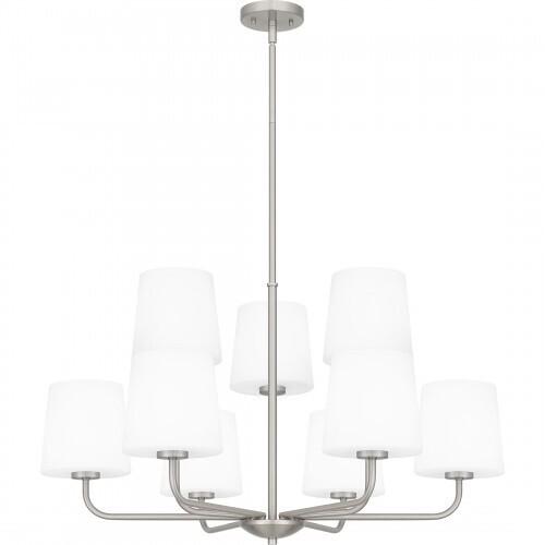 Quoizel GGR5032BN Gallagher Chandelier 9 lights brushed nickel Chandelier