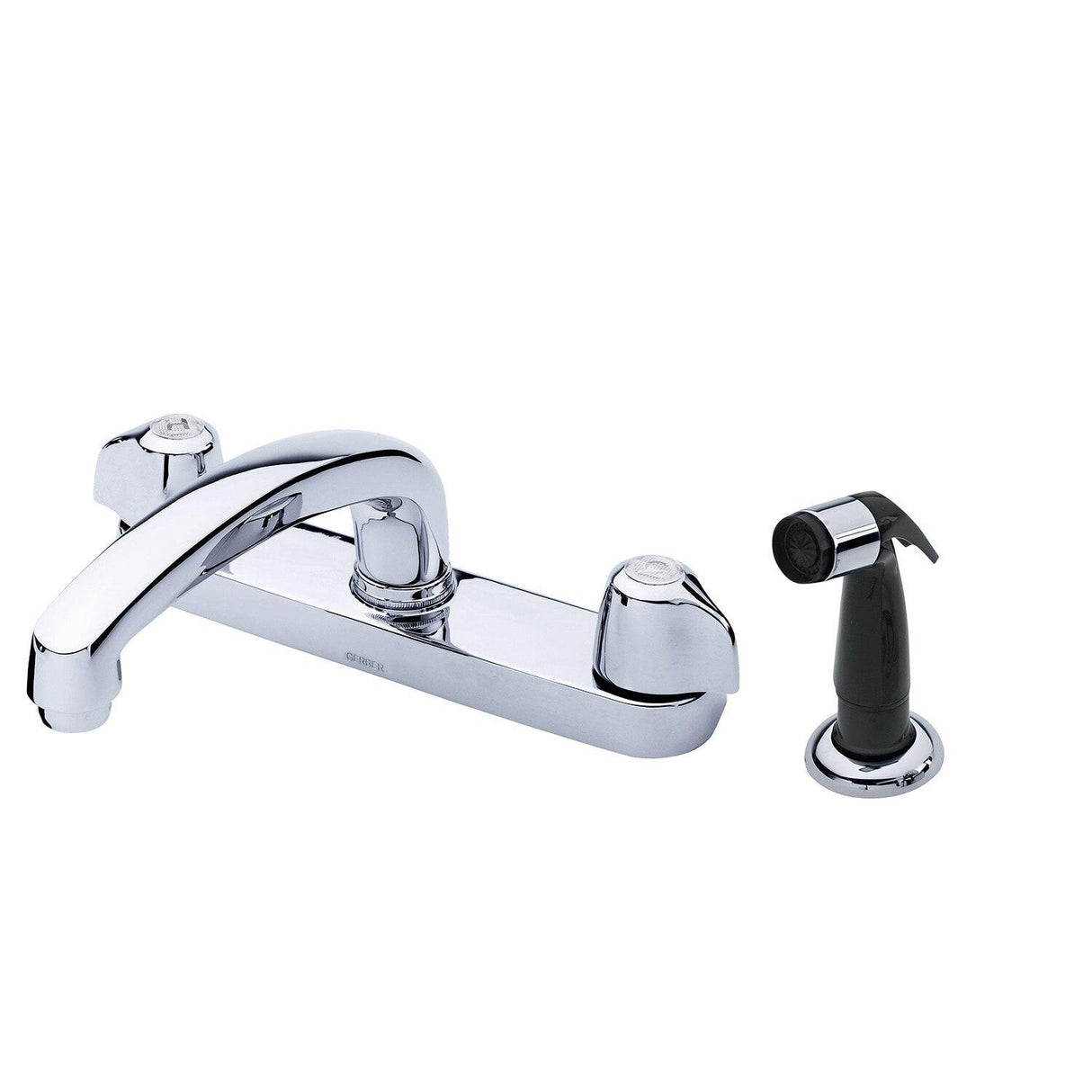 Gerber G0042516 Chrome Classics Two Handle Kitchen Faucet Deck Plate MOUNTED...