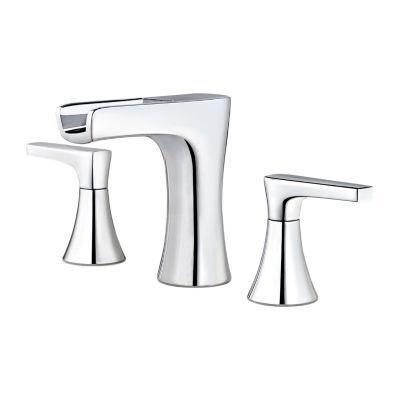Pfister Polished Chrome Kelen Widespread Trough Bath Faucet LG49-MF1C