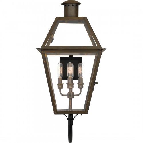 Quoizel RO8414IZ Rue De Royal Outdoor wall 4 light industrial bronze Outdoor Lantern