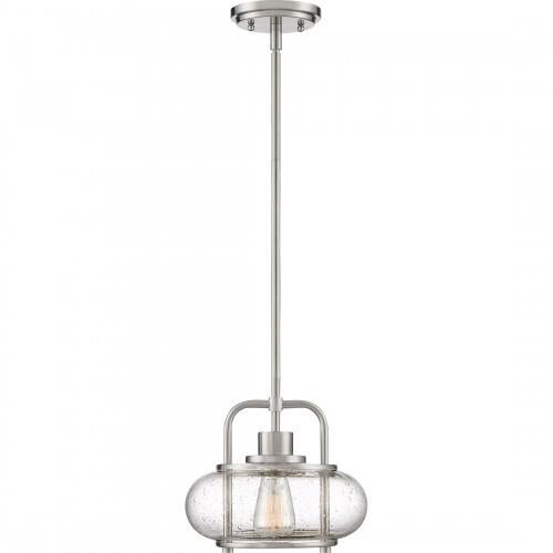 Quoizel TRG1510BN Trilogy Mini pendant 1 light brsh nkl Mini Pendant