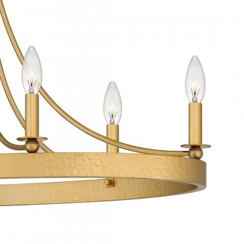 Quoizel APN636LG Aspyn Island 6 lights light gold Island Light