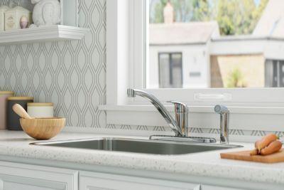 Pfister Polished Chrome Pfirst Series 1-handle Kitchen Faucet G134-7000