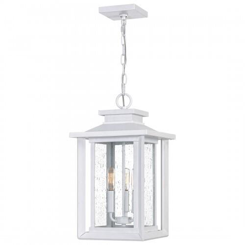 Quoizel WKF1911W Wakefield Outdoor hanging 3 light white lustre Outdoor